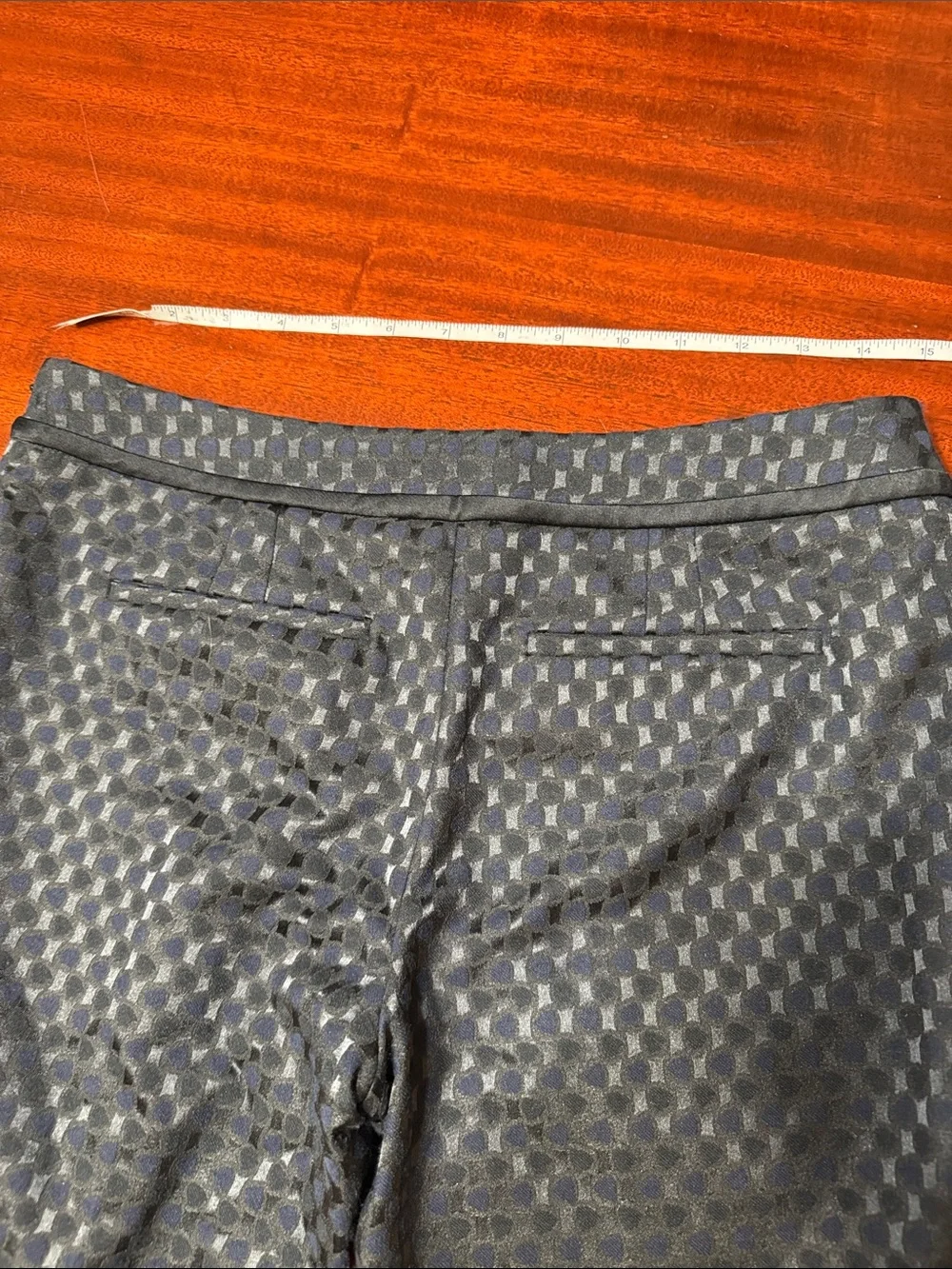 LN Tory Burch cropped jacquard trousers